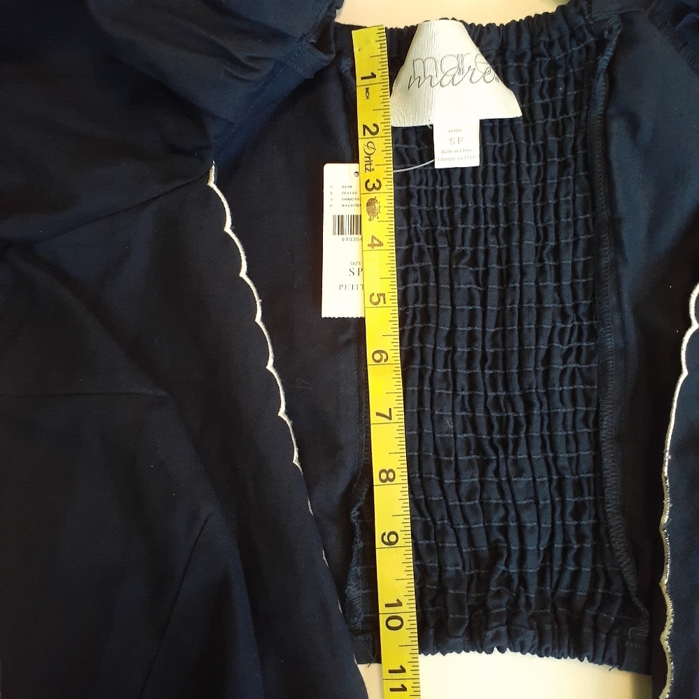 Anthropologie Mare NWT Puff Sleve Wrap Top - Picture 7 of 11